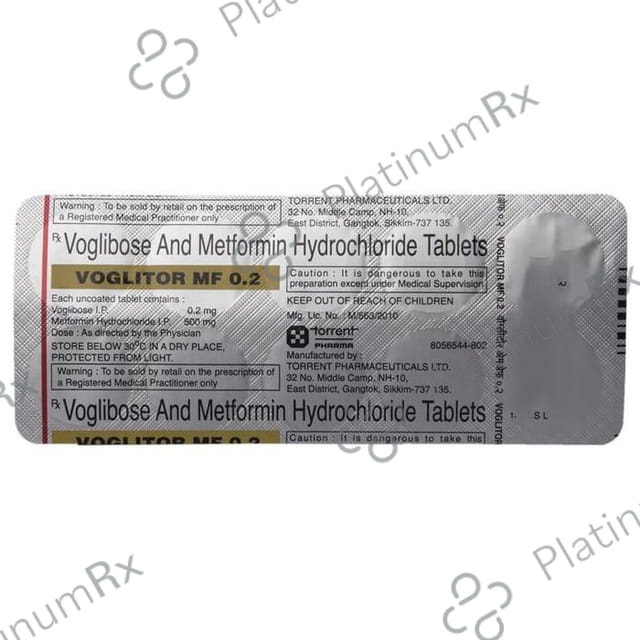 Voglitor MF 0.2/500mg Tablet 10s