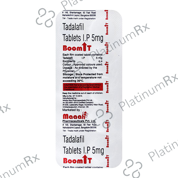 Boomit 5mg Tablet 10s