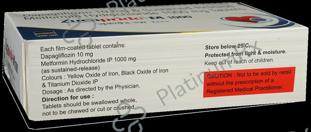 Zucapride M 10/1000mg Tablet SR 10s