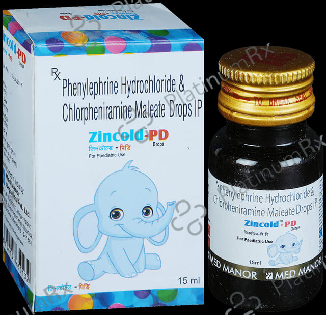 Zincold PD 2/2.5mg Oral Drops 15ml
