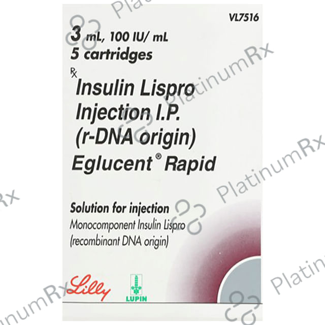 Eglucent Rapid (100 IU/ml) (1*3ml Kwikpen)