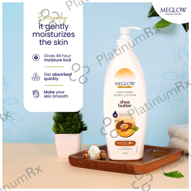 Meglow Moisturising Body Lotion Shea Butter