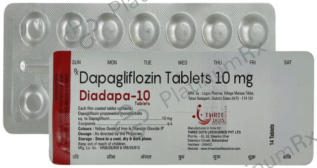 Diadapa 10mg Tablet 14s