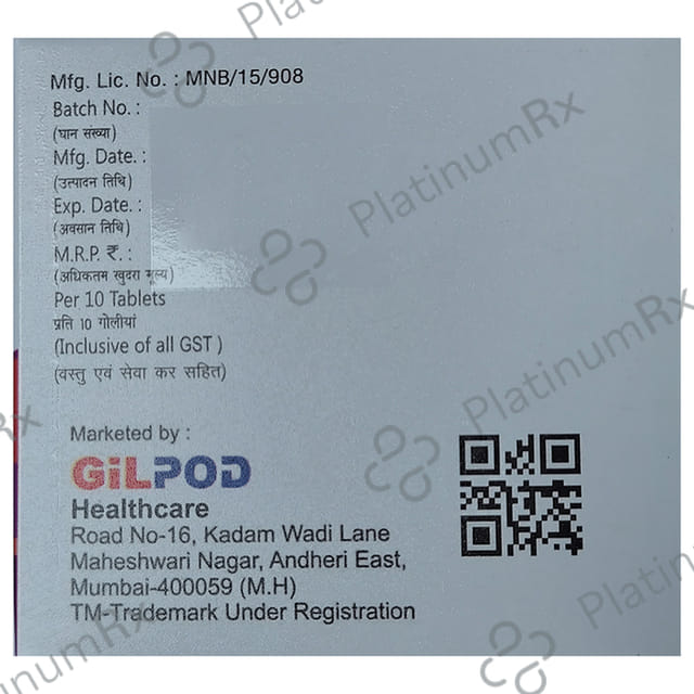 Zeromac P 100/325mg Tablet 10s