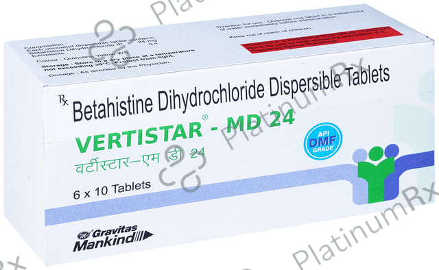 Vertistar MD 24mg Tablet 10s