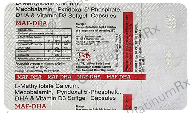 MAF DHA Softgel Capsule 10s
