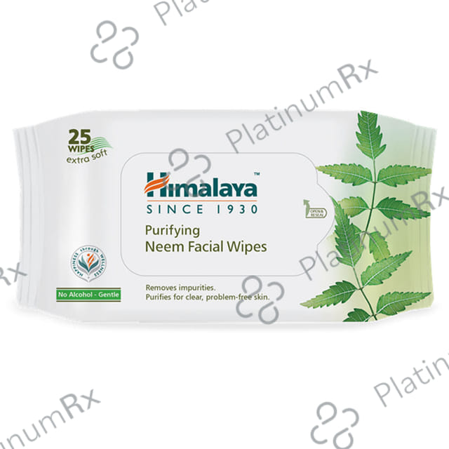 Himalaya Personal Care Purifying Neem Facial Wipes 25s