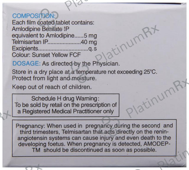 Amodep TM 5/40mg Tablet 10s