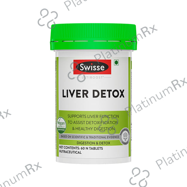 Swisse Ultiboost Liver Detox for Healthy Digestion & Liver Health - Tablet 60 tablets