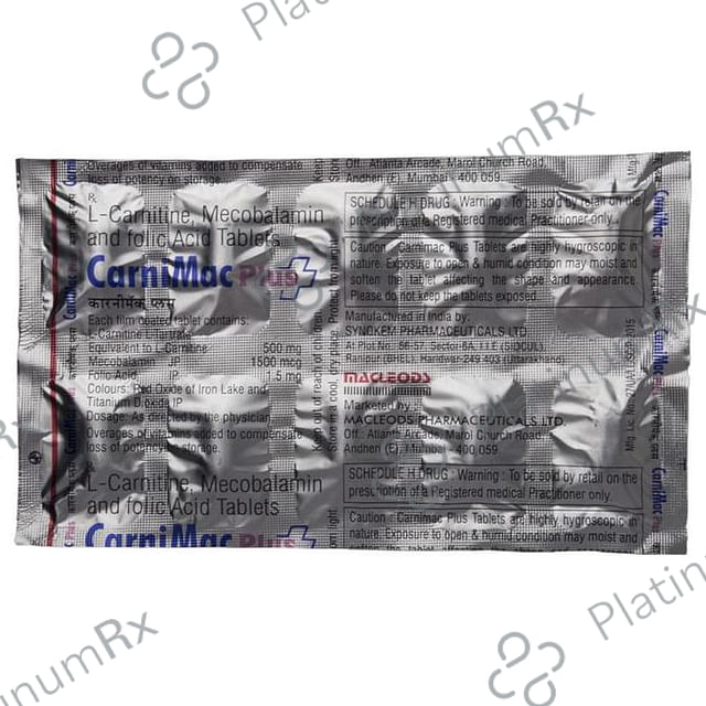 Carnimac Plus 500/1500/1500mg Tablet 10s