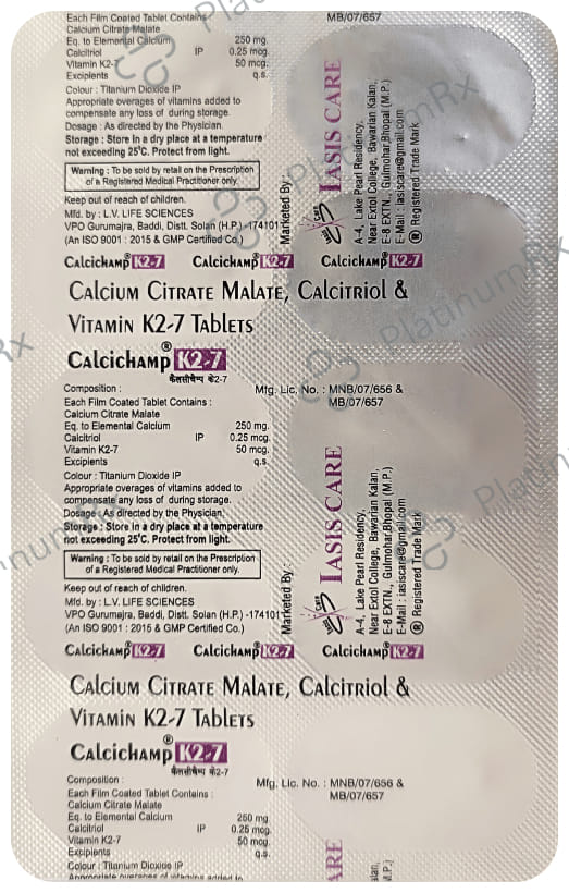 Calcichamp K2 7 Tablet 10s