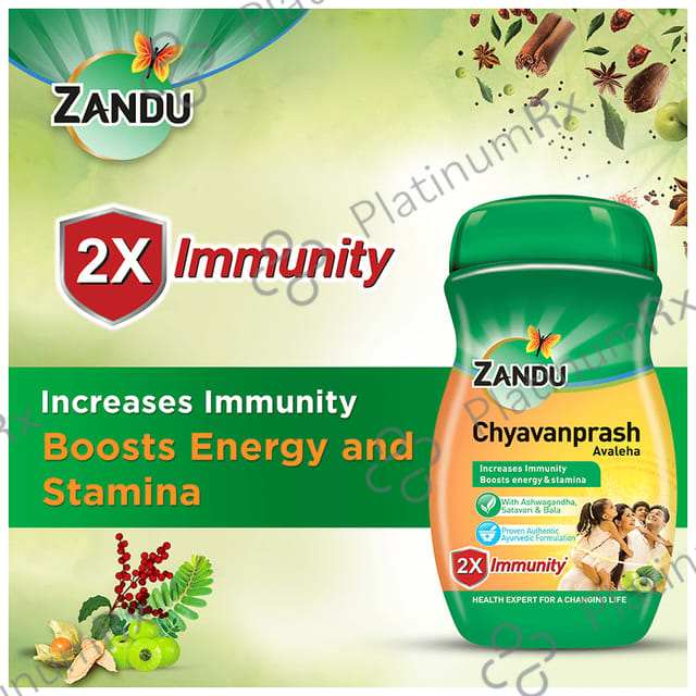 Zandu Chyavanprash Avaleha - For Immunity, Strength & Stamina 450 gm