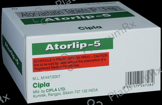 Atorlip 5mg Tablet 15s