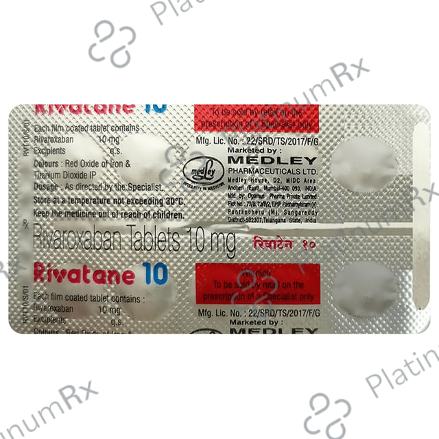 Rivatane 10 Tablet