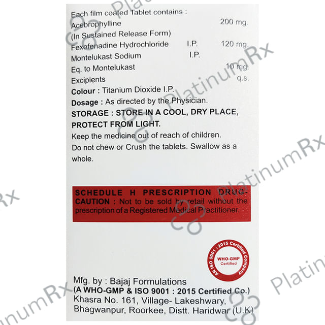 Glymont AF Tablet SR 10s