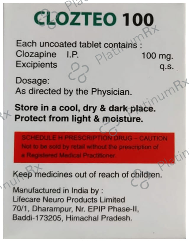 Clozteo 100 Tablet