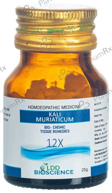 LDD Bioscience Kali Muriaticum Biochemic Tablet 12X