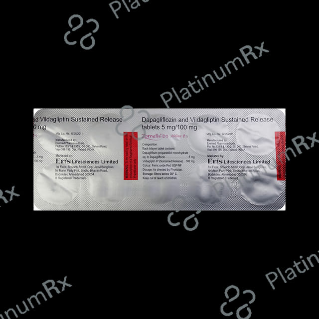 Zomelis D 5/100mg Tablet SR 10s