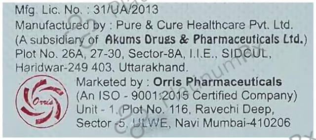 Oritel M 40/25mg Tablet 10s