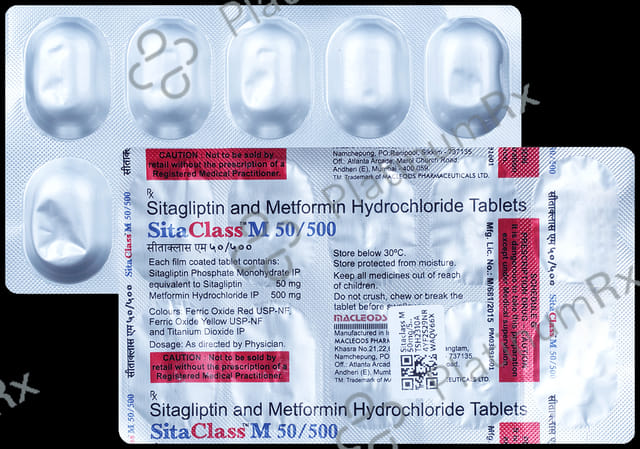 Sitaclass M 50/500mg Tablet 10s