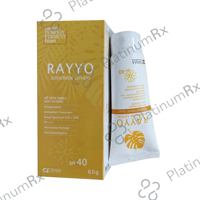 Rayyo SPF 40 Sunscreen Lotion 60gm