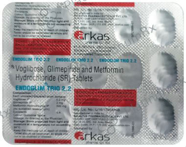 Endoglim Trio 2.2mg Tablet SR 15 Tablet SR