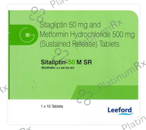 Sitaliptin M 50/500mg SR Tablet 15s