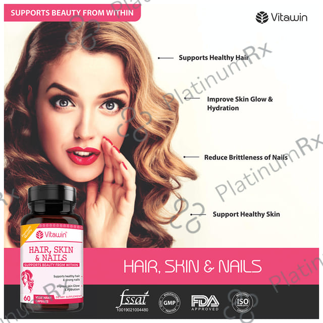 Vitawin Hair, Skin & Nails Vegetarian Capsule