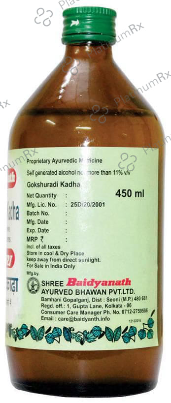 Baidyanath (Nagpur) Gokshuradi Kadha