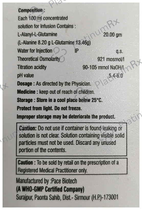 Glutasource Solution for Infusion