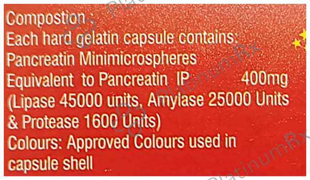Pancreate 40000 Capsule 10s