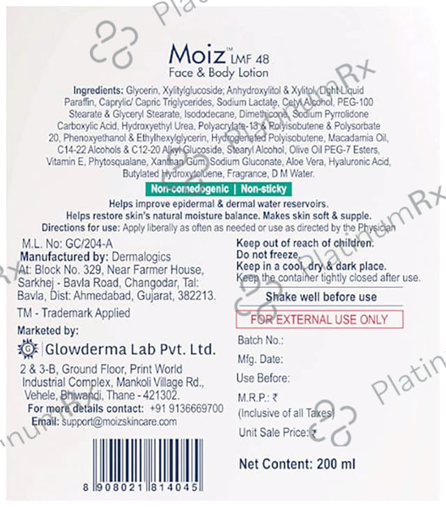 Moiz LMF Lotion 200ml