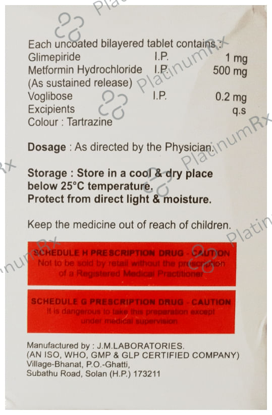 Glimicet-MV 1 Tablet SR