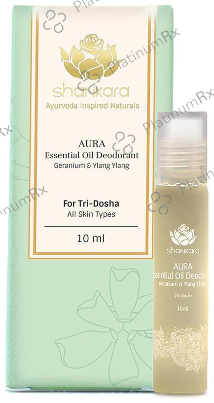 Shankara Aura Essential Oil Deodorant Geranium & Ylang Ylang