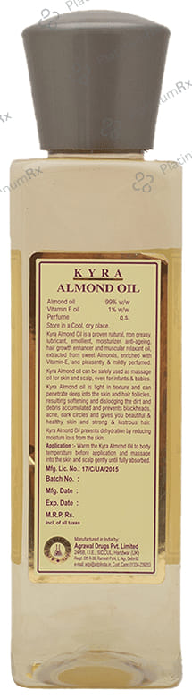 Kyra Almond Oil for Hair, Skin & Scalp 200 gm