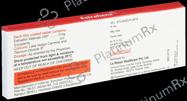 Estrahenz 2mg Tablet 28s