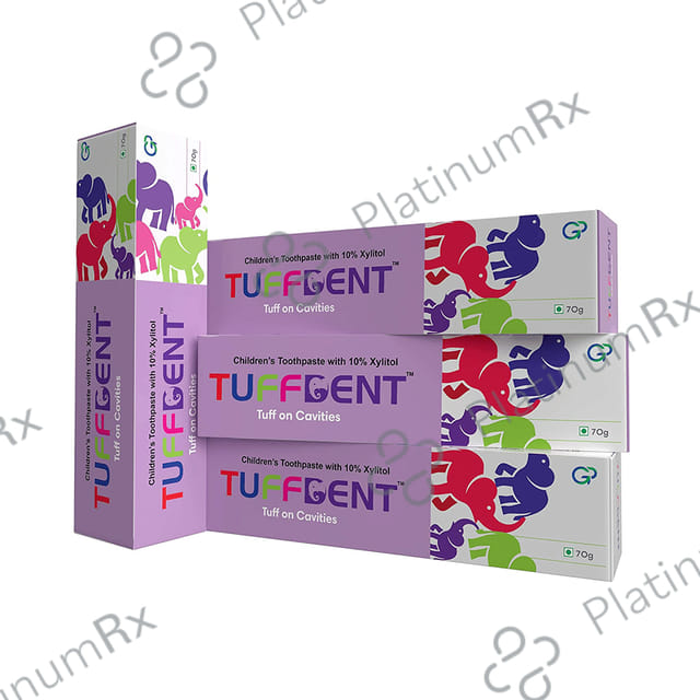Tuffdent Children's Toothpaste (70gm Each) 4 Tube