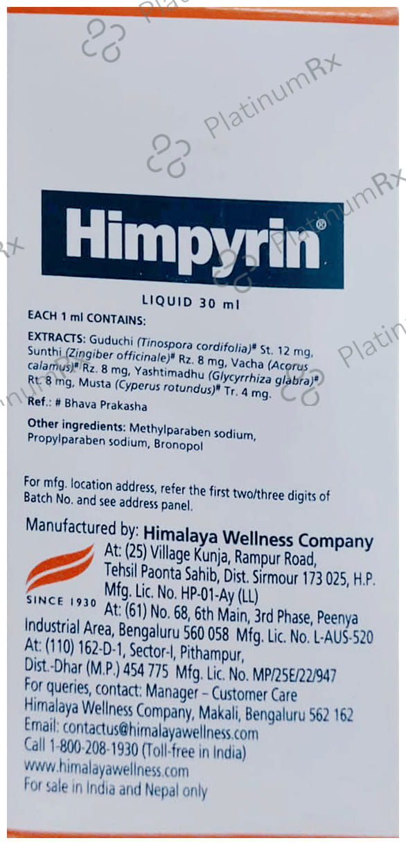 Himpyrin Pet Liquid