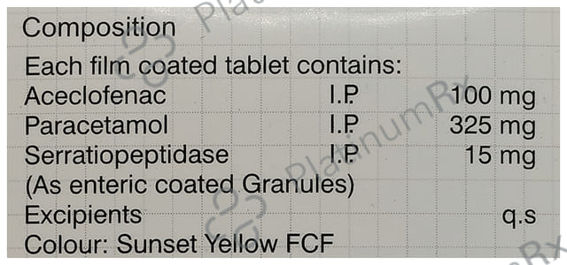 Demo APS 100mg/325mg/15mg Tablet