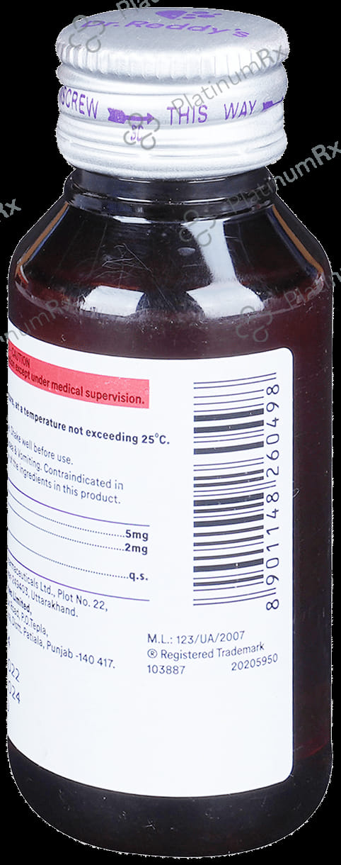 Zedex AF 2/5mg Syrup 60ml