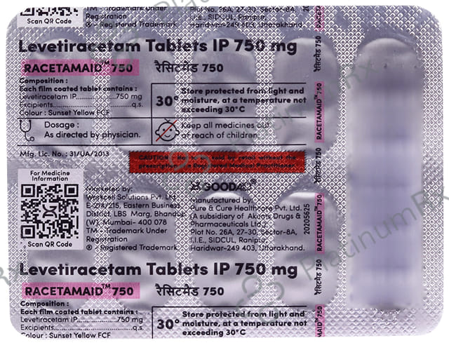 Racetamaid 750 Tablet