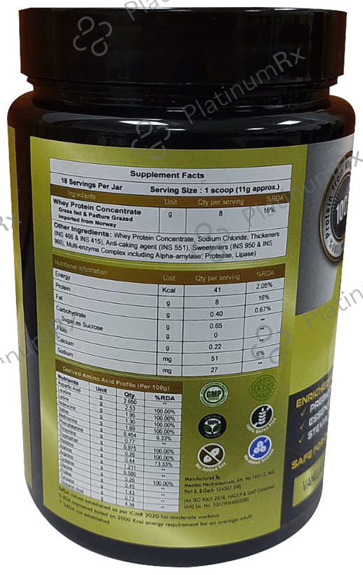 Core Pro Whey Protein Vanilla Kulfi Flavour Powder 200gm