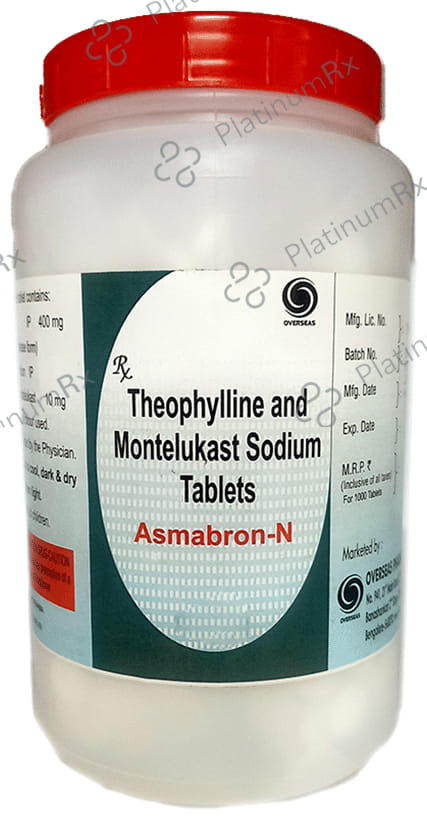 Asmabron N 400/10mg Tablet 1000s