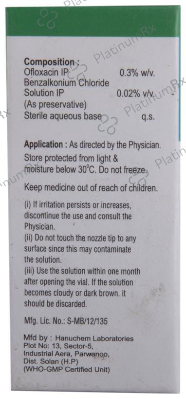 Zynoff 0.3% Eye/Ear Drop 5ml
