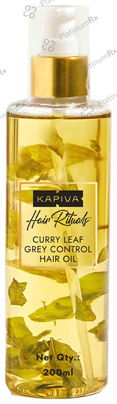 Kapiva Curry Leaf Grey Control Hair Oil