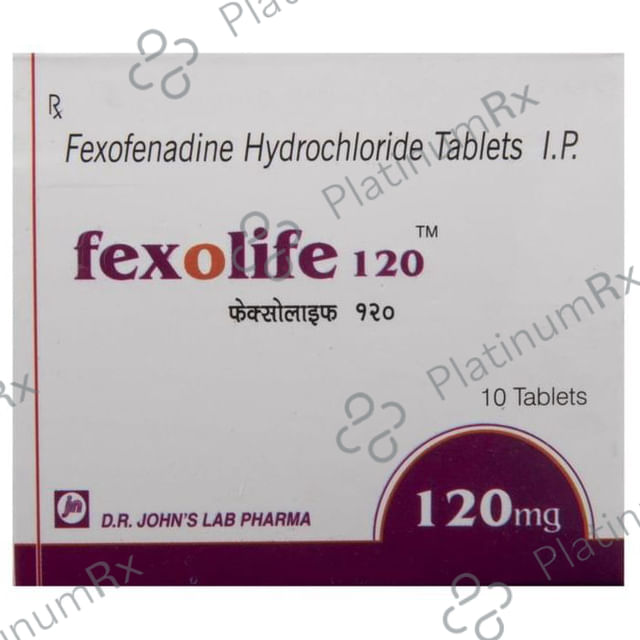 Fexolife 120mg Tablet 10s