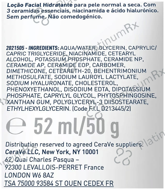 CeraVe PM Facial Moisturising Lotion