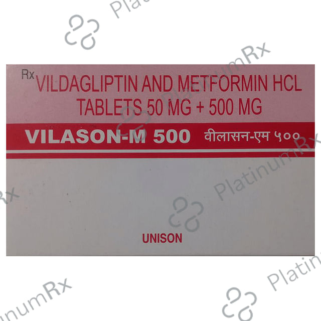 Vilason M 500/50mg Tablet 10s