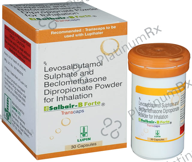 Salbair B Forte 200/200mcg Transcaps 30s