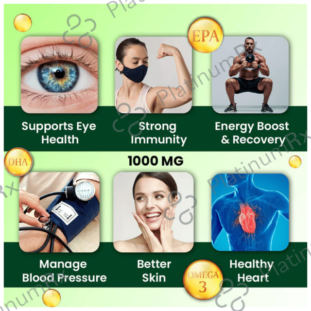 Cipzer Omega 3 Fish Oil Softgel Capsule 60s
